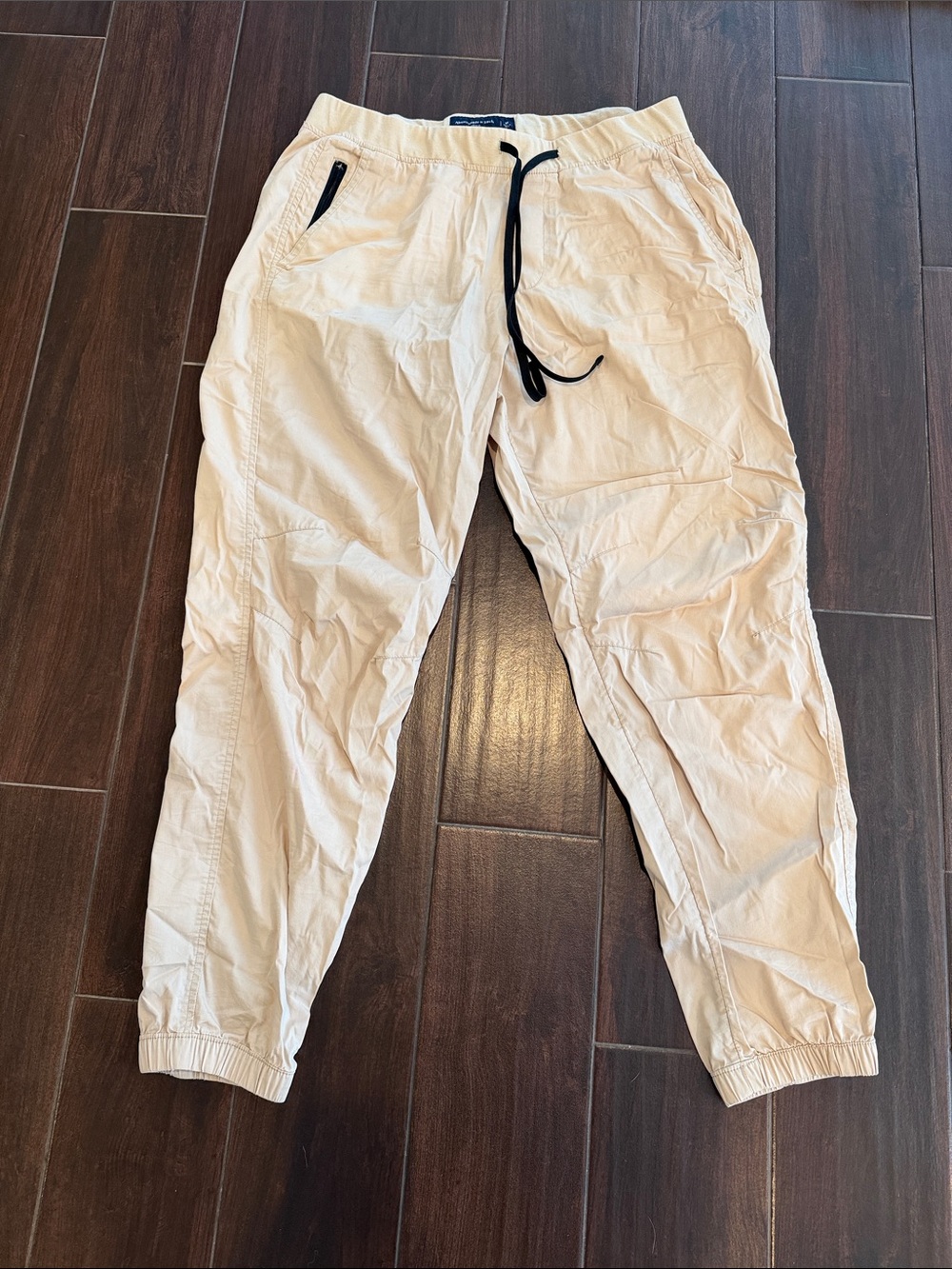 Abercrombie & Fitch Light Beige Men's Jogger Pants